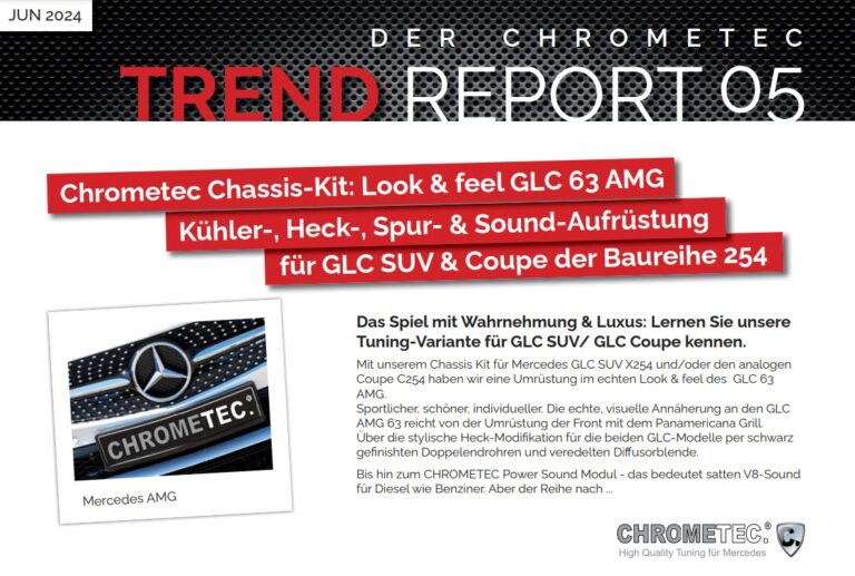 Fahrzeugveredelung auf höchstem Niveau: Chrometec präsentiert Tuningkit für Mercedes GLC 254