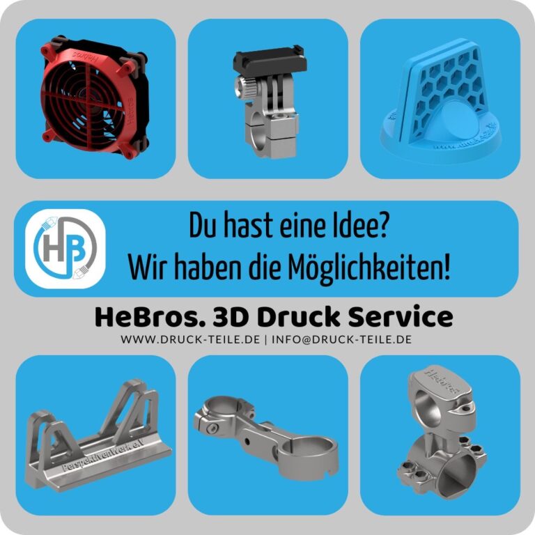 HeBros. Druck-Teile.de: Revolutionäre 3D-Druck- und Konstruktionslösungen für Industrie und Privatkunden